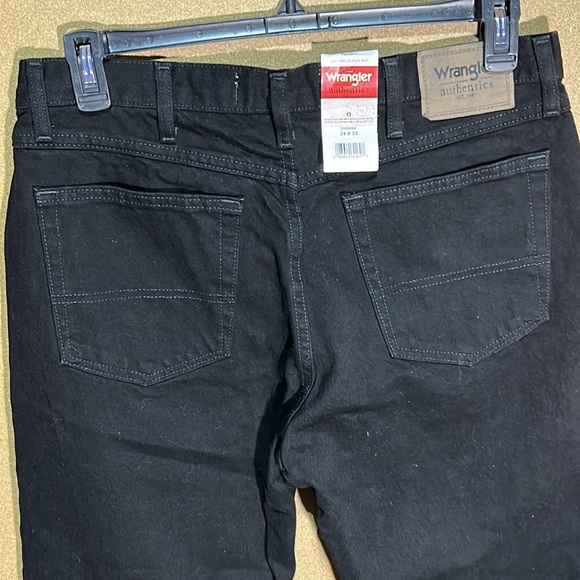 Wrangler Authentics men’s black jeans (size 34x32) - Picture 5 of 7
